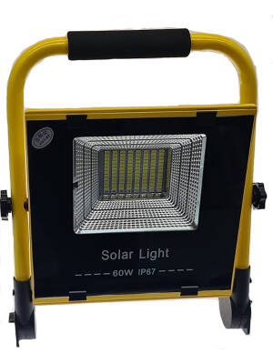 PROIECTOR REINCARCABIL LED PROFESIONAL SOLAR LIGHT 60W IP67
