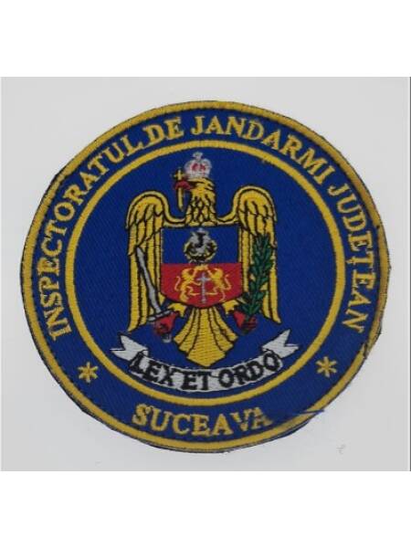 ECUSON ROTUND BRODAT INSPECTORATUL DE JANDARMI JUDETEAN SUCEAVA
