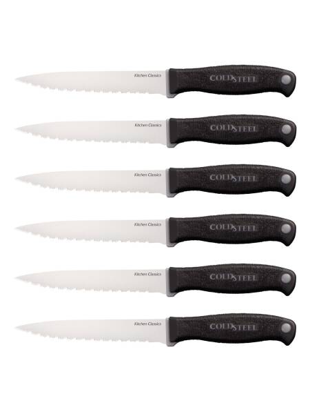 COLD STEEL SET CUTITE FRIPTURA STEAK KNIVES 59KSS6Z CU LUNGIMEA 11.8CM