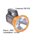 LANTERNA REINCARCABILA 6000MAH 50W TD-T22