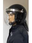 CASCA ANTIVANDAL CU VIZOR SI PROTECTIE CERVICALA