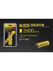 ACUMULATOR NITECORE 2600 MAH 3.7V NL1826