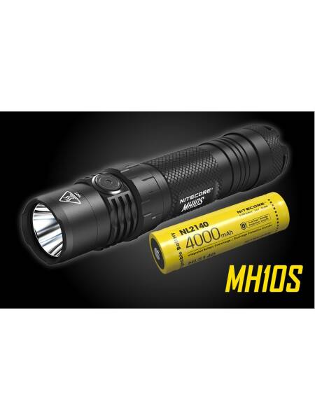 LANTERNA TACTICA REINCARCABILA NITECORE 1800 LUMENI MH10S