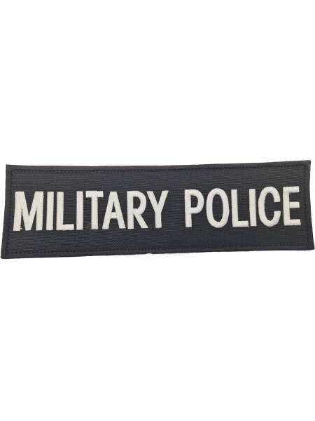 EMBLEMA NEAGRA BRODATA MILITARY POLICE