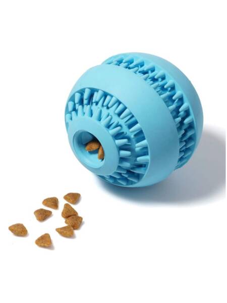 MINGE DIN CAUCIUC CULOARE ALBASTRA PENTRU CAINI