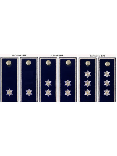 GRADE REPREZENTARE OFITERI SUPERIORI POLITIE,IGPR