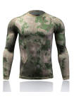 BLUZA SPORT PENTRU BARBATI CAMUFLAJ US JUNGLE A-TACS FG CU MANECA LUNGA S