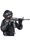 CASCA TACTICAL AIRSOFT FULL FACE CULOARE NEAGRA PREDATOR HT15