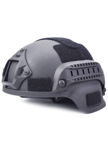 CASCA TACTICA PROTECTIE AIRSOFT CULOARE NEAGRA MICH2000 HT17