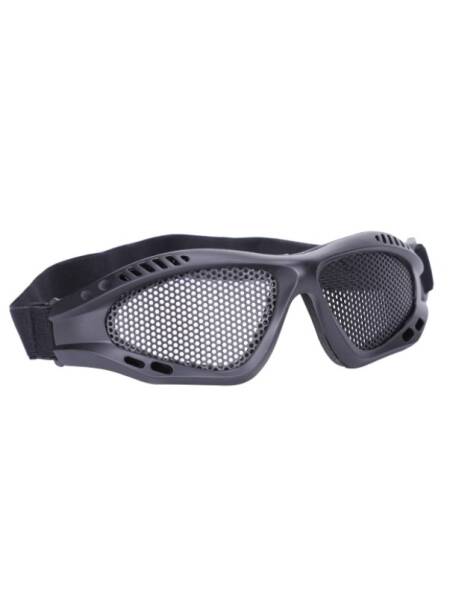 OCHELARI TACTICI AIRSOFT CU PROTECTII PERFORATE IN DREPTUL OCHILOR CULOARE NEAGRA
