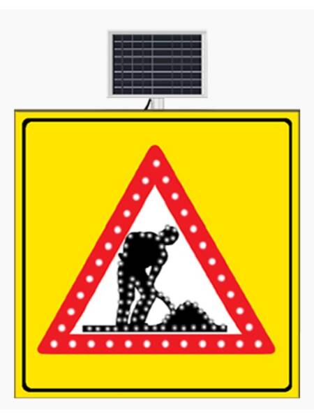 INDICATOR RUTIER SOLAR TEMPORAR DRUM IN LUCRU 100X100CM