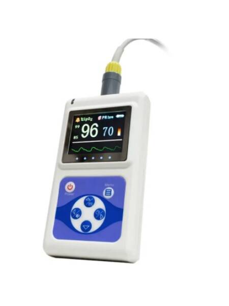 PULSOXIMETRU PENTRU DEGET CU ECRAN  LCD SI USB