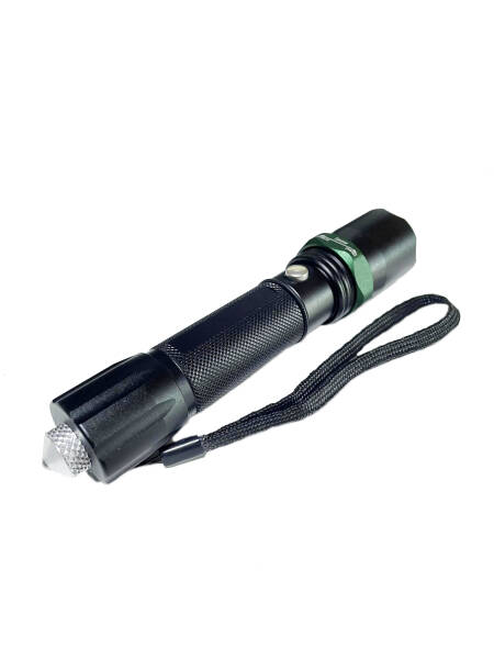 LANTERNA TACTICA CU CON SPARGATOR DE GEAMURI