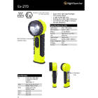 LANTERNA NIGHTSEARCHER ATEX EX270 UNGHI DREPT, ZONA 0, 1, 2