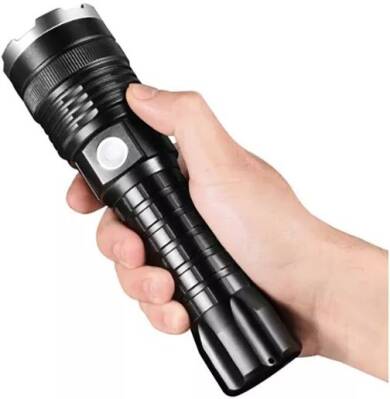 Lanterna LED cu zoom telescopic USB 20W / Телескопічний світлодіодний ліхтарик USB 20 Вт