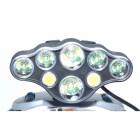Lanterna Frontala LED de Cap 8 Led-uri si 2 Acumulatori / Світлодіодний налобний ліхтар 8 світлодіодів 2 акумулятора