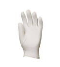 Manusi tricotate interlock din bumbac, albe