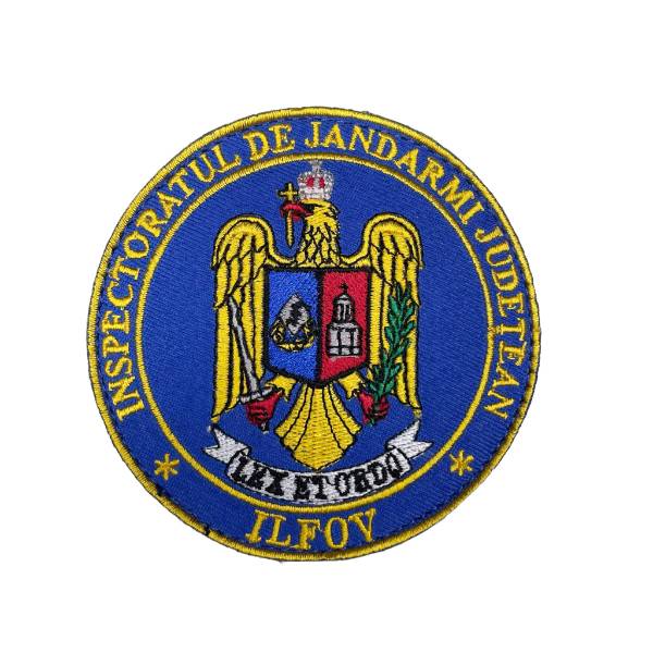 ECUSON ROTUND BRODAT INSPECTORATUL DE JANDARMI JUDETEAN ILFOV