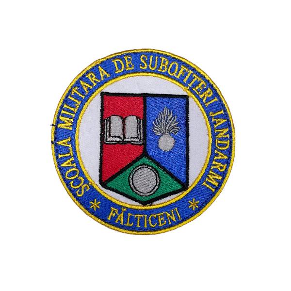 ECUSON ROTUND SCOALA MILITARA DE SUBOFITERI JANDARMI FALTICENI